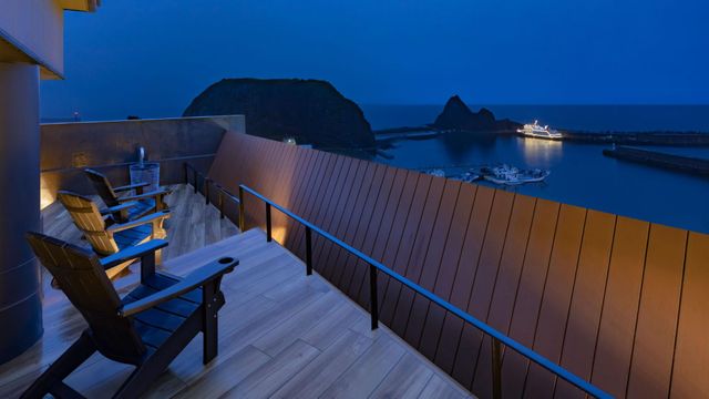 北こぶし  知床  ホテル＆リゾート 外気浴用椅子